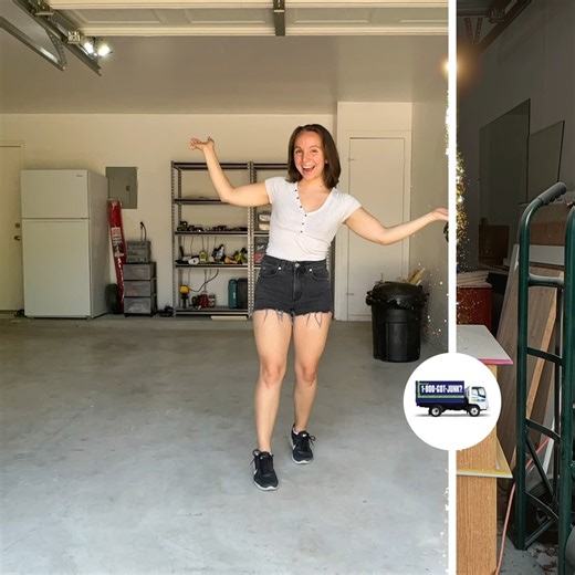 From furniture flipping to garage flipping, Bridget’s DIY projects are inspiring! The team at 1-800-GOT-JUNK? helped Building Bridget clear the clutter from her garage so she could reclaim her space for many projects to come! 🪚🖌️✨ #ReclaimYourSpace https://bit.ly/3EP1WVQ | 1-800-GOT-JUNK?