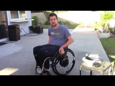 C-5/C-6 Quadriplegic - Alber Twion Power Assist Wheel Demo