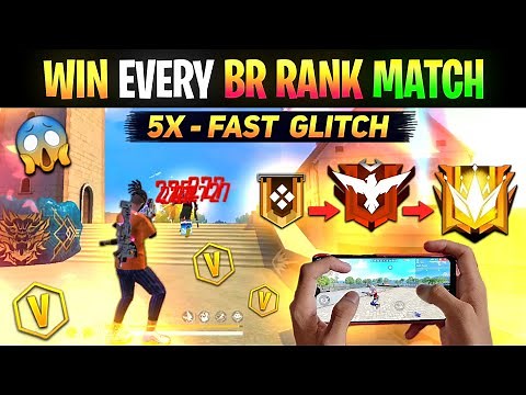 GLITCH - Fastest Br Rank Pushing Tricks Grandmaster in 1 Day 😱 || Gold To Grandmaster || Free Fire