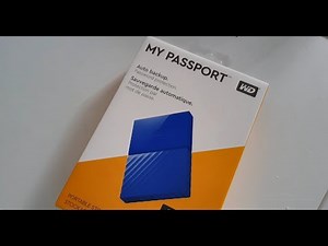 Western digital My passport Unboxing,Setup,Speed test