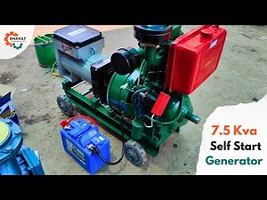 7.5 Kva Self Start Transformer Type Generator.