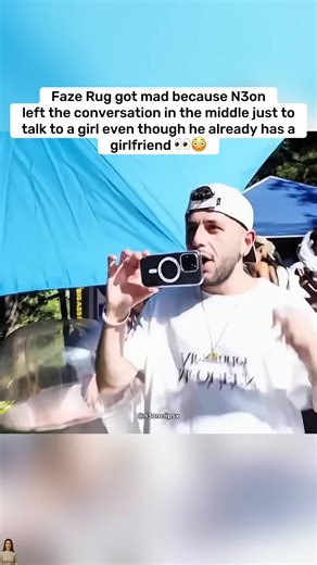 Faze Rug got mad because N3on left the conversation just to talk to a girl #n3on #n3onclips # fyp #viral #stream #funnystream