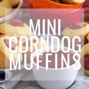Mini Corn Dog Muffins are perfect for kids and kids at heart! Stick leftovers in the freezer for easy snacks, lunch box additions, and game-day bites. Recipe: https://iowagirleats.com/2012/01/30/super-bowl-recipe-week-mini-corn-dog-muffins/ | Iowa Girl Eats