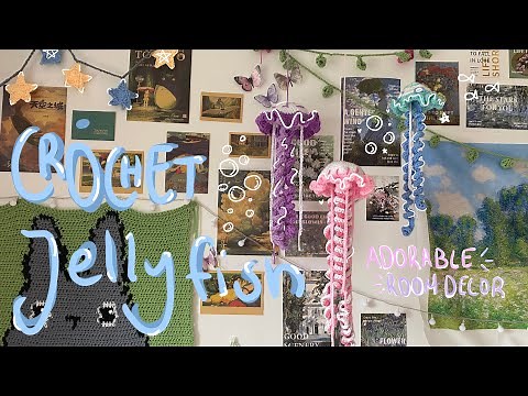 How To Crochet A Jellyfish🪼 (beginner friendly!!)
