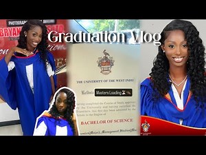UWI GRADUATION GRWM + VLOG || hair + appointments + picture day
