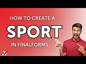 How to Create a New Sport in FinalForms