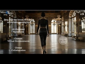 AI-Powered Backdrops: Revolutionising Fashion Production with Virtual Environments