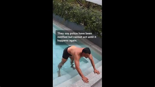 Mystery pool swimmer identifies himself