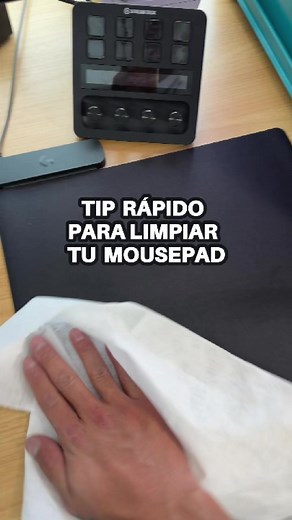 Cómo limpiar un mousepad rápidamente con alcohol