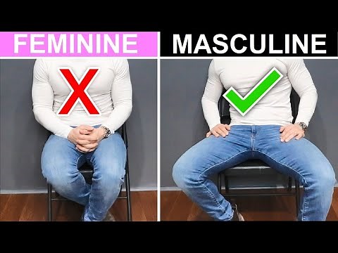 10 MANLY Body Language Tricks to Look More MASCULINE!