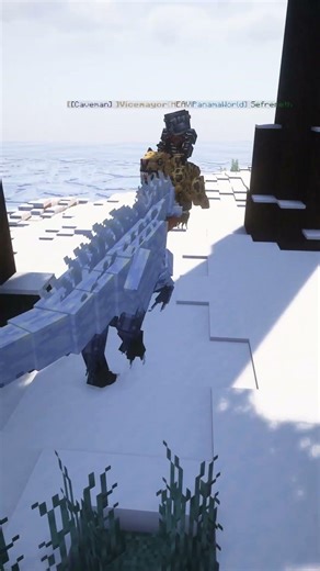 Top tier smilodon gameplay #minecraft #minecraftsmp #minecraftdinosaurs #minecraftserver