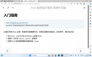 Rust 程序设计语言——入门指南（安装）