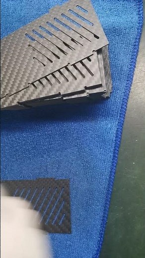 CNC cutting carbon fiber parts from fmscarbon.com