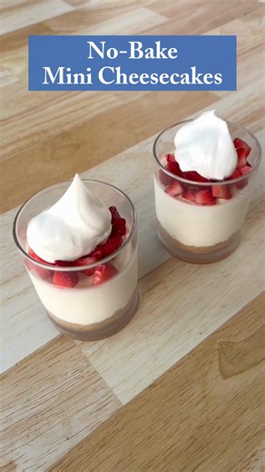 20K views · 39 reactions | These easy no-bake mini cheesecakes are...