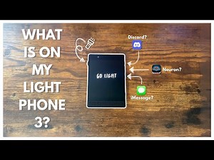 what is on my light phone 3