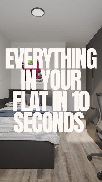 Speed run of a flat that could be YOURS at Lyon Street! Book now to secure your spot and miss disappointment 😀 #dundee #dundeestudent #dundeeflat #abertay #dundeeuni
