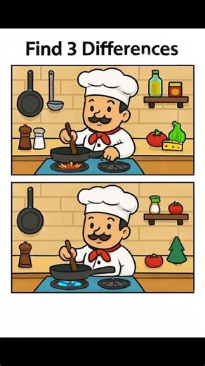 reply and fast answer quickly.. find 3difference