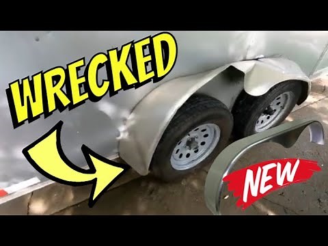 Enclosed Trailer Fender Replacement