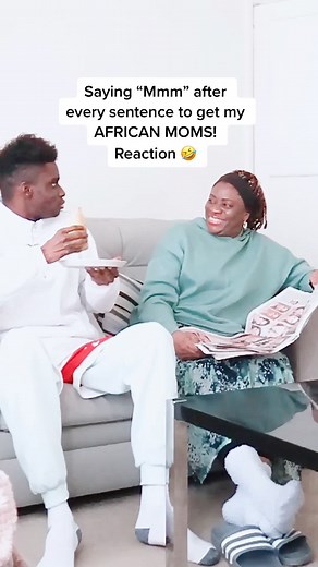 African Mom Reaction to Saying 'Mmm' After Every Sentence