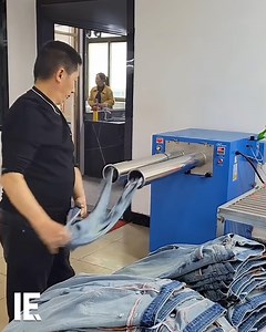 1.1M views · 2K reactions | This machine simplifies turning jeans inside out effortlessly.  sileanshow / IG | Interesting Engineering | Facebook