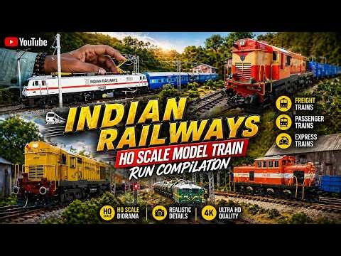 Indian Railways Model Train Run Compilation Part-11 | Indian Model Train | WAP7 Model | train video