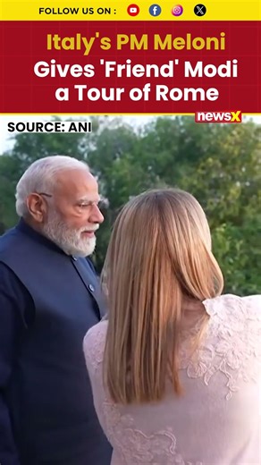 PM Modi Gets Giorgia Meloni As Tour Guide During Italy Visit | NewsX