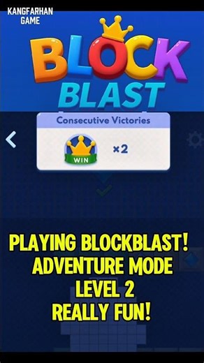 Playing BLOCKBLAST! Adventure Mode | Level 2 Really Fun! #puzzlegame #viral