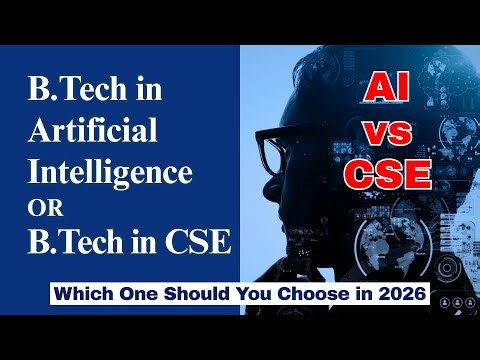 AI vs CSE– B.Tech in Artificial Intelligence OR B.Tech in CSE | Which One Should You Choose in 2026?