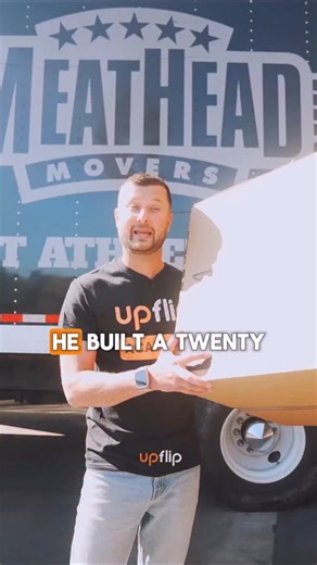 How did he build a $20M moving business with NO truck?! 🤯 At 17, Aaron launched a simple idea with $10 worth of business cards and a team of high school wrestlers. Today, Meathead Movers is a $20M empire with 6 locations built on mission, grit, and a pricing model everyone said was crazy. The full episode is now up on our YouTube — episode #255 #businessideas #movingcompany #upflip | UpFlip