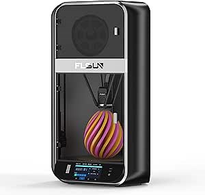 FLSUN S1 Pro 3D Printer Moving Speed Fastest 1200mm/s 20000+ mm/s²FDM Delta 3D Printer with 7" Klipper Firmware Smart Zone Heating,350℃Metal Hotend,Filament Dryer Box,Printing Size Φ320*320 * 430 mm³