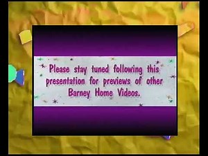 Opening to Barney: Waiting For Santa 1996 VHS With Barney's Background (1997 - 2002)