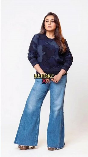 Here's how #AI changed #BollywoodFashion #Jeans #petitefashion #aivideo #gemini #stylingtips #hack