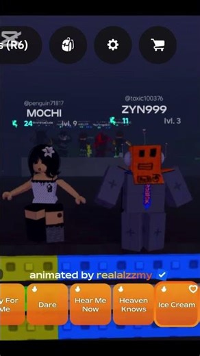 Did ice cream with random stranger / shoutout Mochi # roblox #dance # funny # ice cream