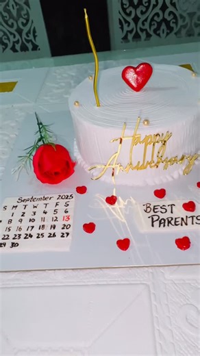 Pari's cake studio on Instagram: "🍫 “Crafted with love, baked with care, shared with smiles ❤️ #anniversary #cake @pari.cakestudio 🤙🏻Call 9855571010 for order #eggless 🟢#homemade #cakes ,Bedi colony fzr city...🙏🏻❤️🙏🏻 #pari_cake_studio #CakeLove #AnniversaryCake #HappyAnniversary #BestParents #CakeOfTheDay #CustomCakes #Cakelover #SweetCelebration #InstaCake #HomeBakersOfInstagram #CakeArt #CakesOfInstagram #BakingLove #CakeShop #DeliciousMoments #MadeWithLove #CelebrateWithCake #PartyVib