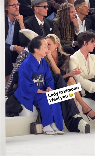 Kate Moss as the Lady in Kimono: A Halloween Look