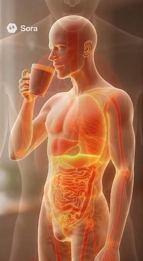 What Happens Inside Your Body After Drinking Hot Tea #facts #digestiveprocess #humananatomy #science