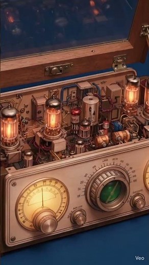 The Beauty of Vintage Vacuum Tube Technology | Retro Electronics Explained #3danimation #mechanic