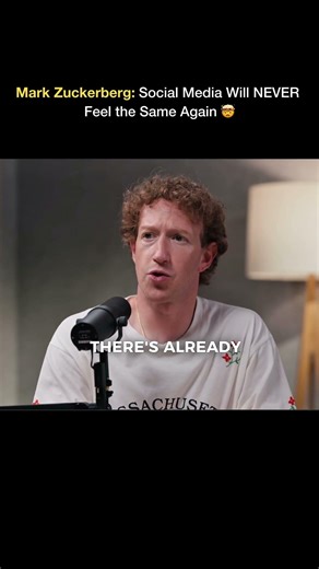 Mark Zuckerberg: Social Media Is Becoming FAKE… And Nobody Notices 🤯 #shorts #viral