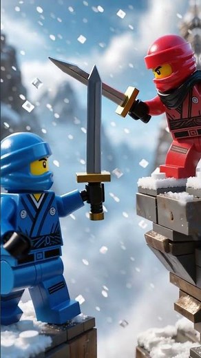LEGO Ninjas Battle in an Epic Showdown