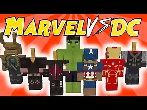 Minecraft Superhero Mod - Marvel vs DC (Marvel Showcase)