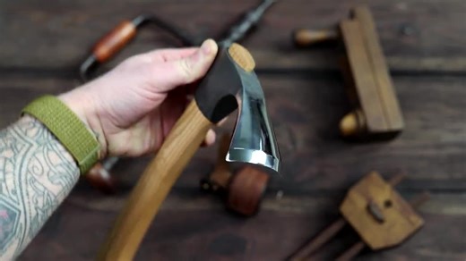 Hand Forged Carbon Steel Adze: Finnish Style Carpentry Tool - Etsy