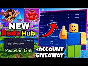 Redz HUB Script Blox Fruit Mobile New UPDATE 🔥 FRUIT RAIN, AUTO FARM, RAID, RACE V4, AUTO FISHING