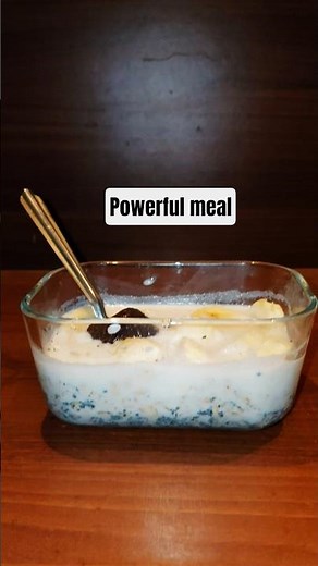 Powerful Rolled oats meal💪#oats #nutrition #reels