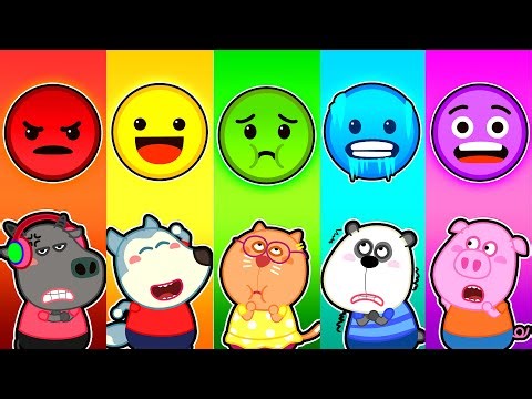 Familia Wolfoo Español | LAS EMOCIONES BÁSICAS PARA NIÑOS - Dibujos Animados Educativos
