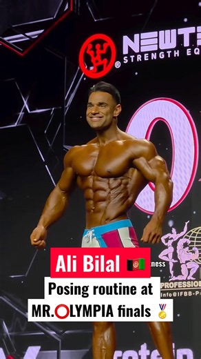 CRAZY V-TAPER! 🔥 Ali Bilal 2026 Mr. Olympia Finals Routine #bodybuilding