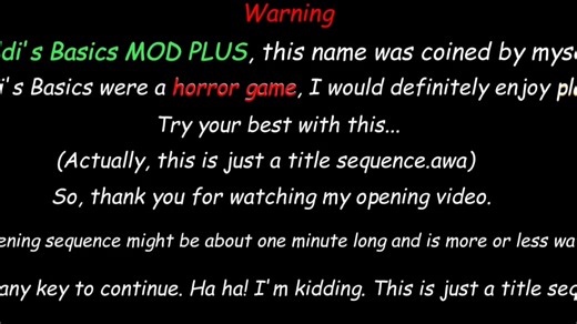 [PghLFilms]Baldi's Basics PLUS 0.10.2,我开始更认真的做视频了