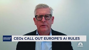 Ekholm: Fragmented AI regulation is slowing down adoption in Europe.