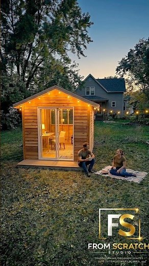 DIY Backyard Office Build Start to Finish | From Scratch Studio