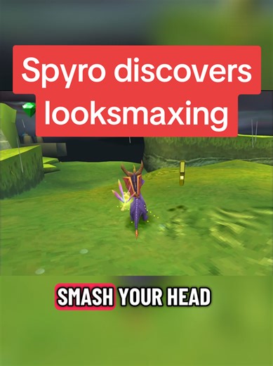 Spyro discovers looksmaxxing #games #gaming #spyro #comedy #funny | gaming