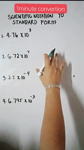 3.1K views · 51 reactions | Short review for converting scientific notation to standard form. #convertion #scientificnotation #standardform #mathhelp #mathematician #reelsfb #reelsviral #fypシ゚viral #fypシ゚ #tutorial | Mama Liz and Louize | Facebook